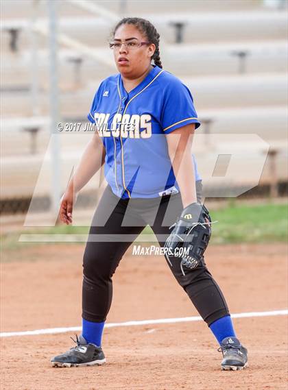 Thumbnail 3 in Valley Lutheran vs Carl Hayden Community (Chandler Prep Softball Classic)  photogallery.