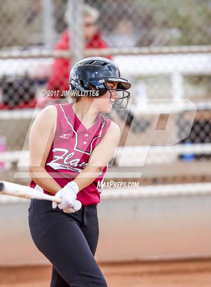 Thumbnail 2 in Valley Lutheran vs Carl Hayden Community (Chandler Prep Softball Classic)  photogallery.