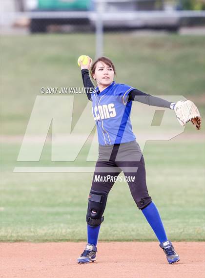 Thumbnail 3 in Valley Lutheran vs Carl Hayden Community (Chandler Prep Softball Classic)  photogallery.