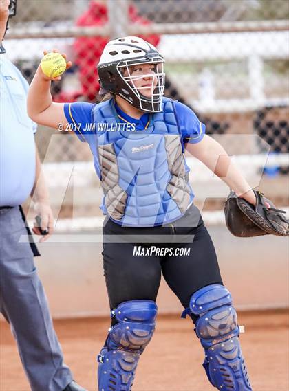 Thumbnail 1 in Valley Lutheran vs Carl Hayden Community (Chandler Prep Softball Classic)  photogallery.