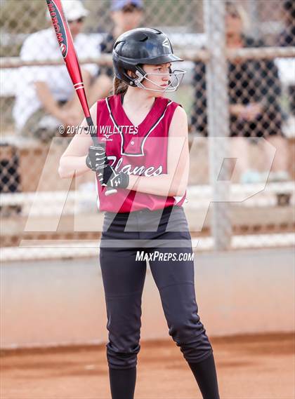 Thumbnail 3 in Valley Lutheran vs Carl Hayden Community (Chandler Prep Softball Classic)  photogallery.