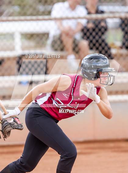 Thumbnail 3 in Valley Lutheran vs Carl Hayden Community (Chandler Prep Softball Classic)  photogallery.