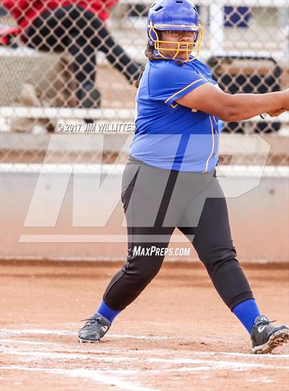 Thumbnail 2 in Valley Lutheran vs Carl Hayden Community (Chandler Prep Softball Classic)  photogallery.