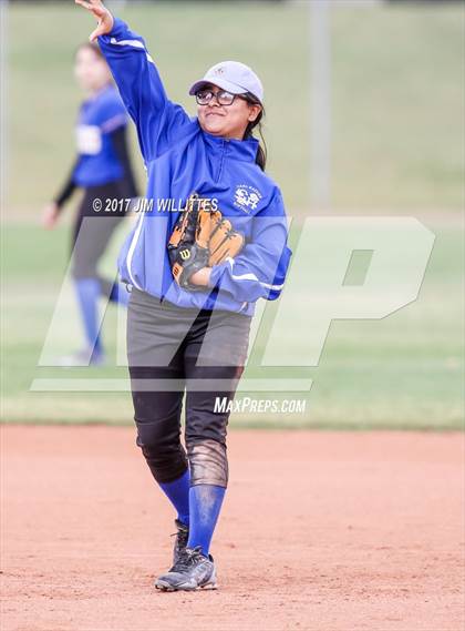 Thumbnail 2 in Valley Lutheran vs Carl Hayden Community (Chandler Prep Softball Classic)  photogallery.