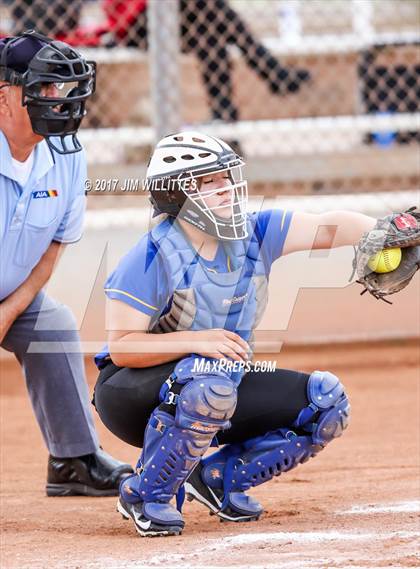 Thumbnail 3 in Valley Lutheran vs Carl Hayden Community (Chandler Prep Softball Classic)  photogallery.