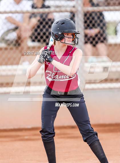 Thumbnail 3 in Valley Lutheran vs Carl Hayden Community (Chandler Prep Softball Classic)  photogallery.