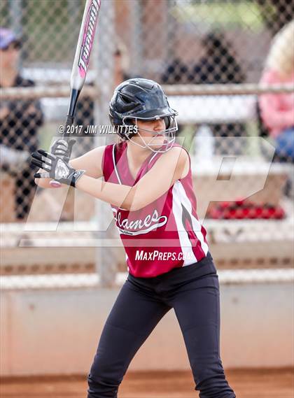 Thumbnail 2 in Valley Lutheran vs Carl Hayden Community (Chandler Prep Softball Classic)  photogallery.