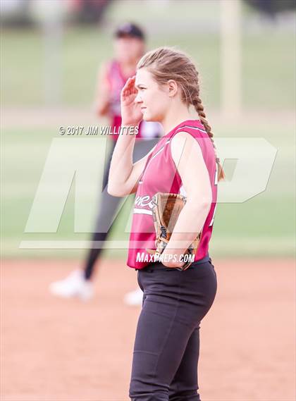 Thumbnail 3 in Valley Lutheran vs Carl Hayden Community (Chandler Prep Softball Classic)  photogallery.