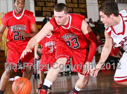 Thumbnail 3 in Sleepy Hollow vs Cardinal Spellman (Section One Super Saturday) photogallery.