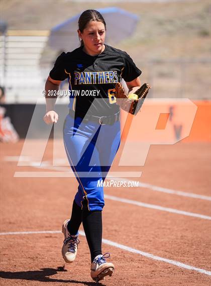 Thumbnail 3 in Coleville vs. Pahranagat Valley (NIAA Class 1A State Playoff Game 3) photogallery.