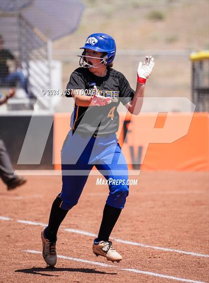 Thumbnail 2 in Coleville vs. Pahranagat Valley (NIAA Class 1A State Playoff Game 3) photogallery.