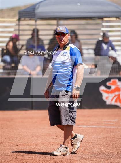 Thumbnail 3 in Coleville vs. Pahranagat Valley (NIAA Class 1A State Playoff Game 3) photogallery.