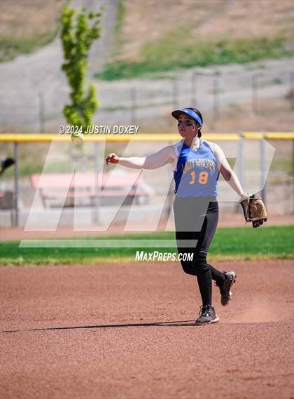 Thumbnail 3 in Coleville vs. Pahranagat Valley (NIAA Class 1A State Playoff Game 3) photogallery.