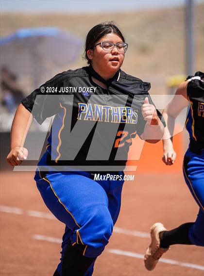 Thumbnail 1 in Coleville vs. Pahranagat Valley (NIAA Class 1A State Playoff Game 3) photogallery.