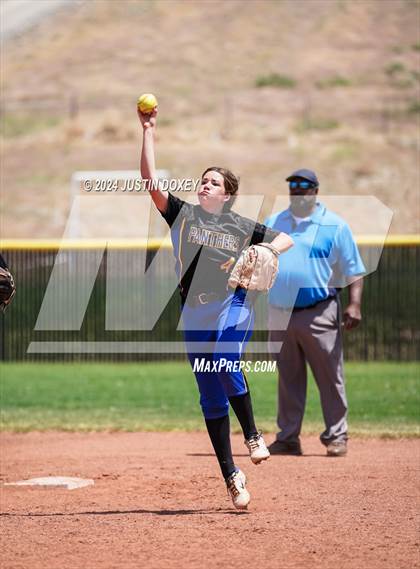 Thumbnail 1 in Coleville vs. Pahranagat Valley (NIAA Class 1A State Playoff Game 3) photogallery.