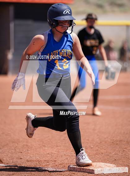 Thumbnail 2 in Coleville vs. Pahranagat Valley (NIAA Class 1A State Playoff Game 3) photogallery.