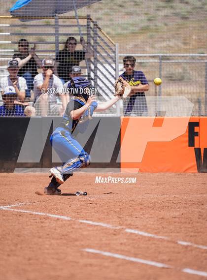 Thumbnail 3 in Coleville vs. Pahranagat Valley (NIAA Class 1A State Playoff Game 3) photogallery.