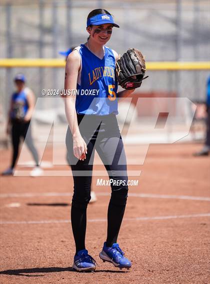 Thumbnail 1 in Coleville vs. Pahranagat Valley (NIAA Class 1A State Playoff Game 3) photogallery.