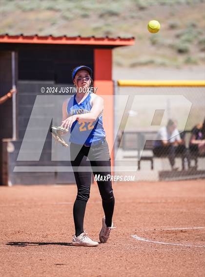 Thumbnail 1 in Coleville vs. Pahranagat Valley (NIAA Class 1A State Playoff Game 3) photogallery.