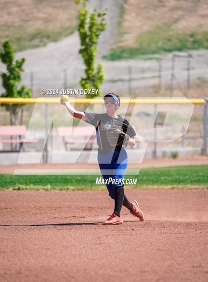 Thumbnail 1 in Coleville vs. Pahranagat Valley (NIAA Class 1A State Playoff Game 3) photogallery.