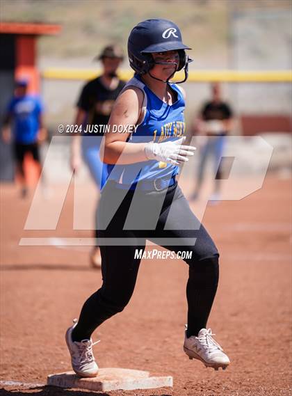 Thumbnail 3 in Coleville vs. Pahranagat Valley (NIAA Class 1A State Playoff Game 3) photogallery.