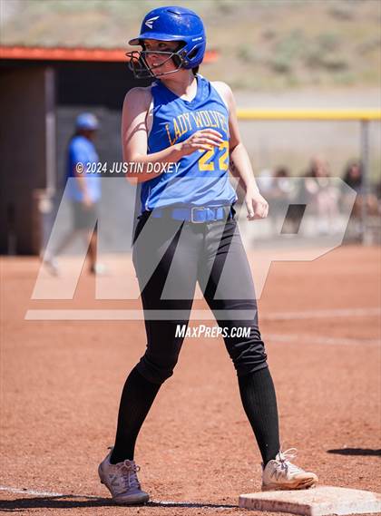 Thumbnail 1 in Coleville vs. Pahranagat Valley (NIAA Class 1A State Playoff Game 3) photogallery.