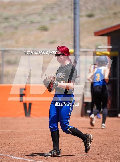 Thumbnail 1 in Coleville vs. Pahranagat Valley (NIAA Class 1A State Playoff Game 3) photogallery.