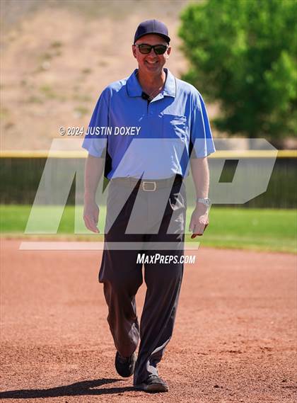 Thumbnail 1 in Coleville vs. Pahranagat Valley (NIAA Class 1A State Playoff Game 3) photogallery.