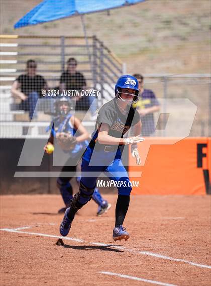 Thumbnail 1 in Coleville vs. Pahranagat Valley (NIAA Class 1A State Playoff Game 3) photogallery.