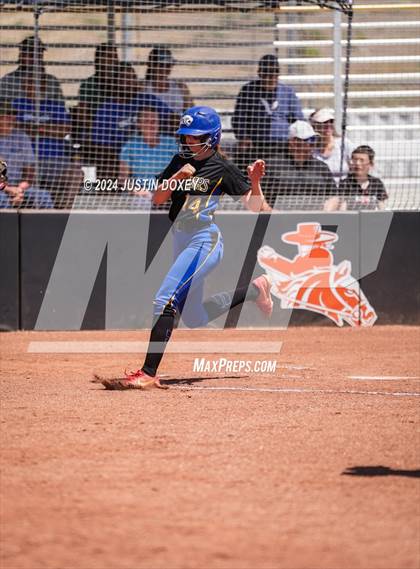 Thumbnail 3 in Coleville vs. Pahranagat Valley (NIAA Class 1A State Playoff Game 3) photogallery.