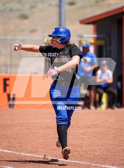 Thumbnail 3 in Coleville vs. Pahranagat Valley (NIAA Class 1A State Playoff Game 3) photogallery.