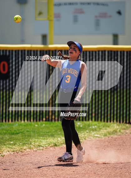 Thumbnail 3 in Coleville vs. Pahranagat Valley (NIAA Class 1A State Playoff Game 3) photogallery.
