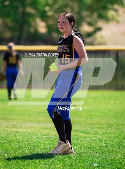 Thumbnail 1 in Coleville vs. Pahranagat Valley (NIAA Class 1A State Playoff Game 3) photogallery.