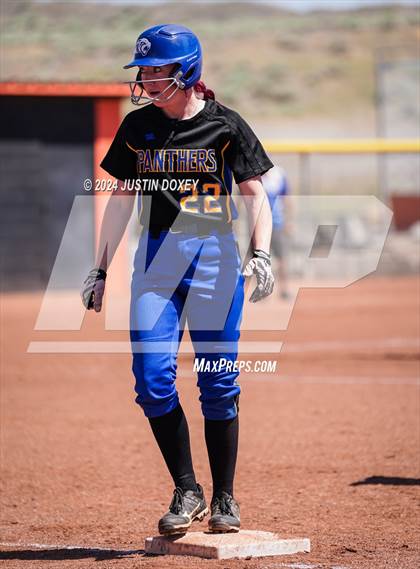 Thumbnail 1 in Coleville vs. Pahranagat Valley (NIAA Class 1A State Playoff Game 3) photogallery.