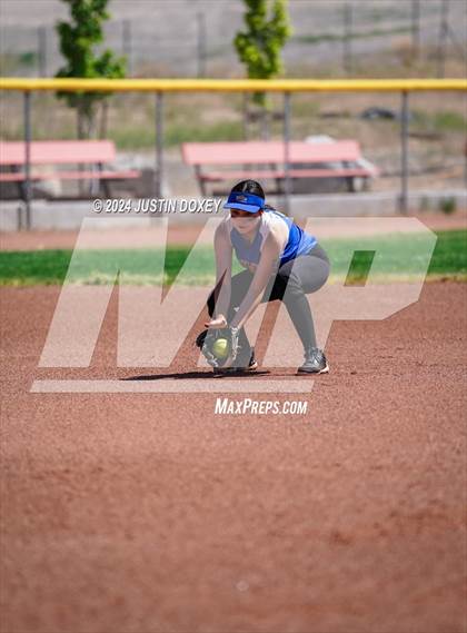 Thumbnail 1 in Coleville vs. Pahranagat Valley (NIAA Class 1A State Playoff Game 3) photogallery.
