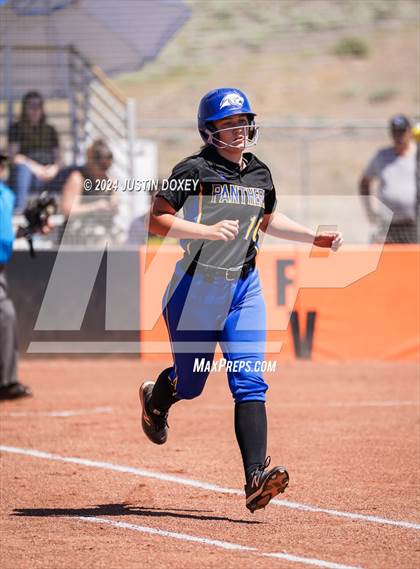 Thumbnail 2 in Coleville vs. Pahranagat Valley (NIAA Class 1A State Playoff Game 3) photogallery.