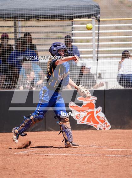 Thumbnail 1 in Coleville vs. Pahranagat Valley (NIAA Class 1A State Playoff Game 3) photogallery.