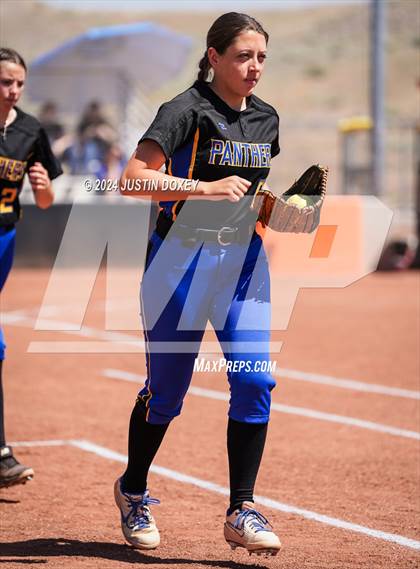 Thumbnail 1 in Coleville vs. Pahranagat Valley (NIAA Class 1A State Playoff Game 3) photogallery.