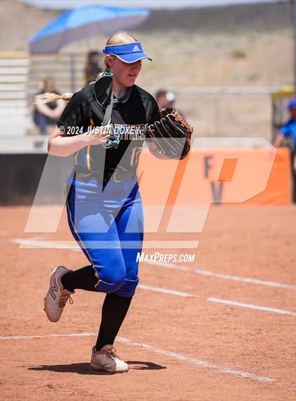 Thumbnail 2 in Coleville vs. Pahranagat Valley (NIAA Class 1A State Playoff Game 3) photogallery.