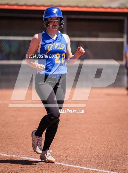 Thumbnail 3 in Coleville vs. Pahranagat Valley (NIAA Class 1A State Playoff Game 3) photogallery.