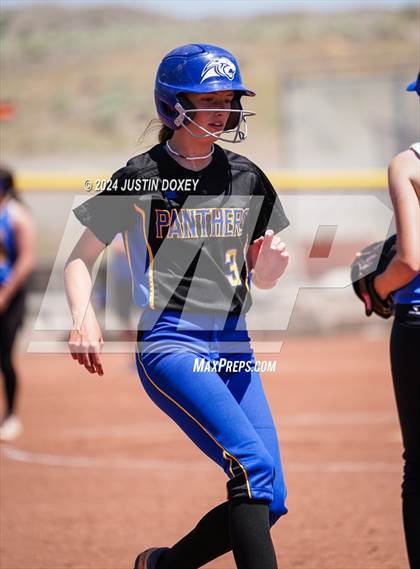 Thumbnail 3 in Coleville vs. Pahranagat Valley (NIAA Class 1A State Playoff Game 3) photogallery.