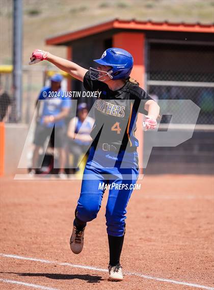 Thumbnail 1 in Coleville vs. Pahranagat Valley (NIAA Class 1A State Playoff Game 3) photogallery.