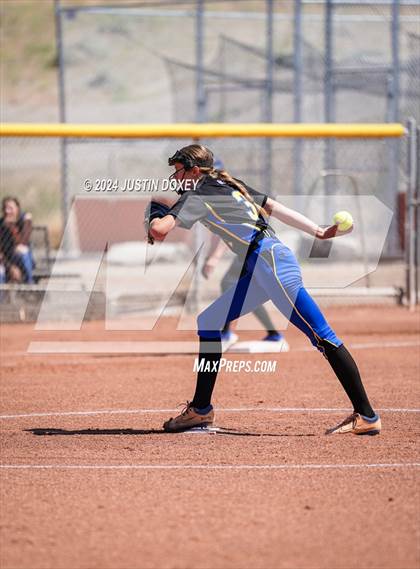 Thumbnail 1 in Coleville vs. Pahranagat Valley (NIAA Class 1A State Playoff Game 3) photogallery.