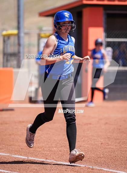 Thumbnail 2 in Coleville vs. Pahranagat Valley (NIAA Class 1A State Playoff Game 3) photogallery.