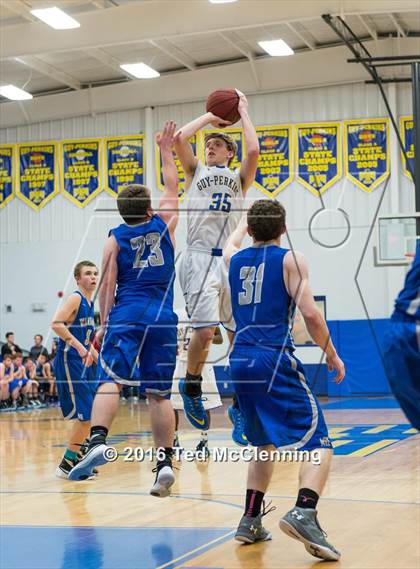 Thumbnail 2 in Mt. Vernon - Enola @ Guy Perkins (AAA 1A District Playoff) photogallery.