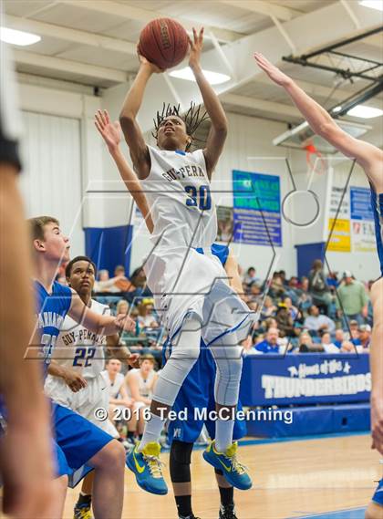 Thumbnail 3 in Mt. Vernon - Enola @ Guy Perkins (AAA 1A District Playoff) photogallery.