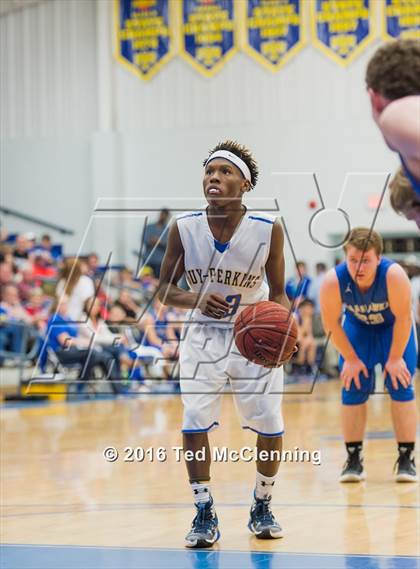 Thumbnail 1 in Mt. Vernon - Enola @ Guy Perkins (AAA 1A District Playoff) photogallery.