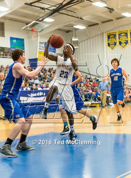 Thumbnail 1 in Mt. Vernon - Enola @ Guy Perkins (AAA 1A District Playoff) photogallery.