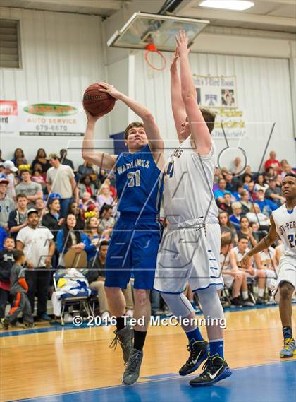 Thumbnail 1 in Mt. Vernon - Enola @ Guy Perkins (AAA 1A District Playoff) photogallery.