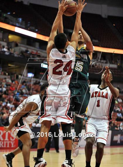 Thumbnail 1 in Edison vs. Ayala (CIF SS 2AA Final) photogallery.